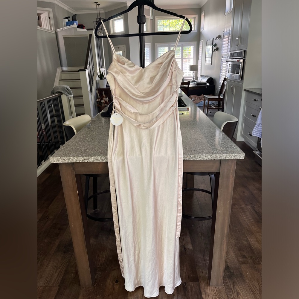 Oh Hello Champagne coloured dress